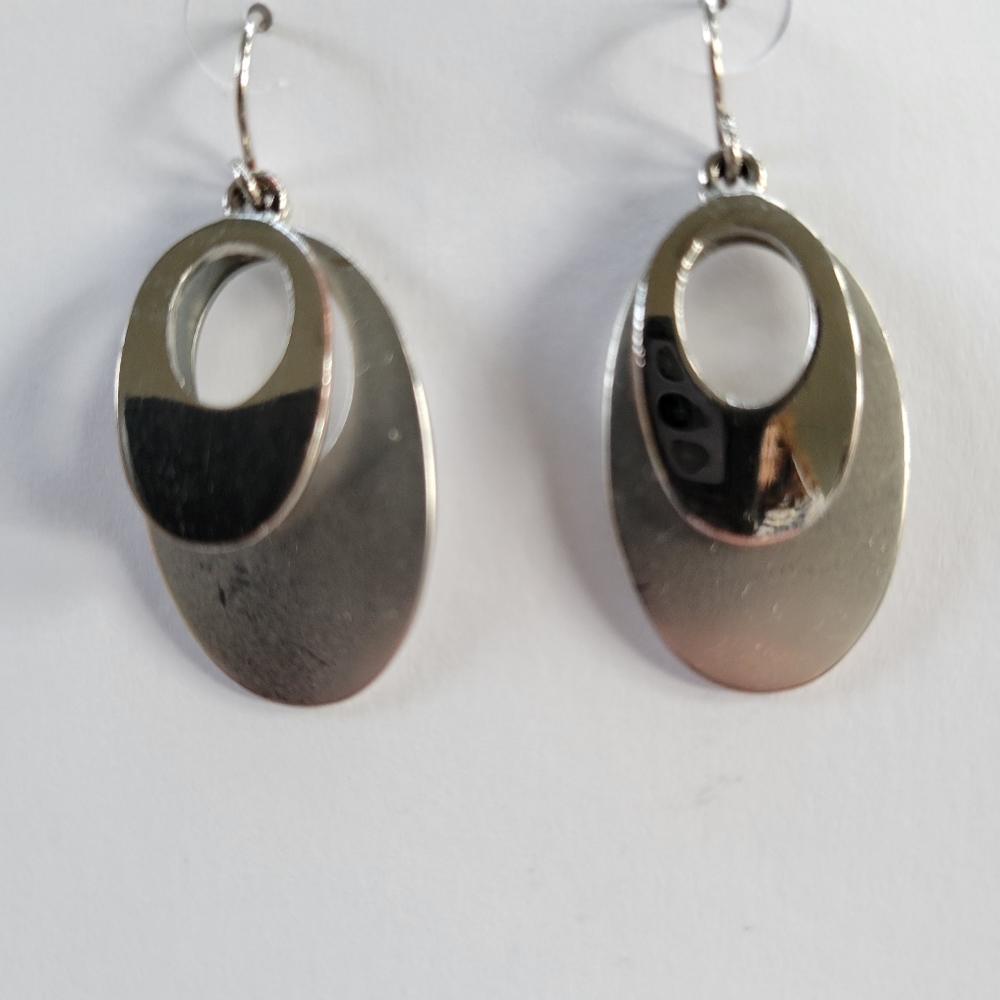Silver Toned Earrings